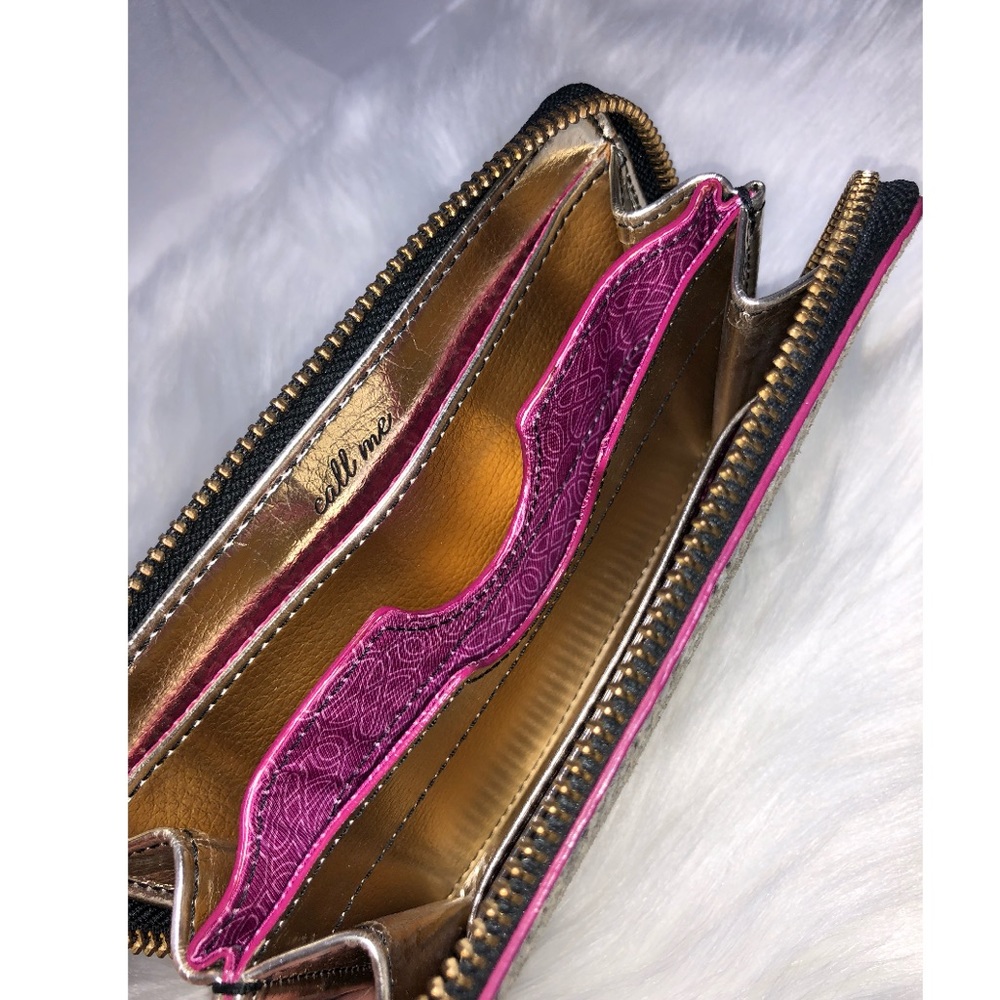 NWOT• Stella & Dot Chelsea Tech Snakeskin Wallet - Picture 6 of 8